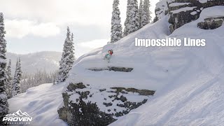 Attempting Impossible Cliff Lines on a Snowmobile  EP 77 [upl. by La]