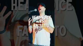 Head Voice VS Falsetto voice singer singing falsetto headvoice song exercise shorts [upl. by Eslud]