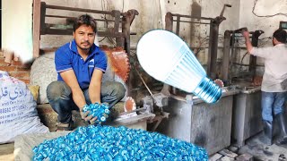 Mass Production of LED Blub Holder  How TO Make a LED Blub Holder in Pakistan techmanufacturer [upl. by Frerichs90]