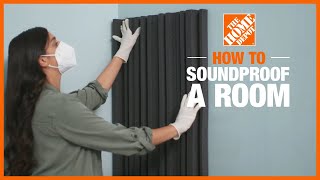 How to Soundproof a Room  The Home Depot [upl. by Inalem21]