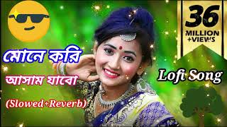 Mone Kori Assam Jabo  মনে করি আসাম যাবো  SlowedReverb  Lofi Song gwhemantosong [upl. by Wolf292]