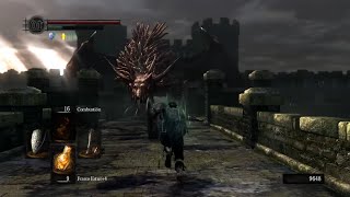 DARK SOULS EXTRA  Dragón Hueco Hellkite Dragon  Run Nivel 1 [upl. by Lobiv]