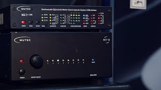 Mutec MC3 USB amp REF 10  AES 2018 [upl. by Belac]