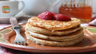 ¿SIN GLUTEN ¡Estos Hotcakes de elote son la solución deliciosa Sin harina🌽👌 receta plantbased [upl. by Jacey]