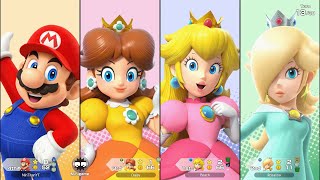 Super Mario Party Jamboree  Mario vs Rosalina vs Peach vs Daisy  Mega Wigglers Tree Party [upl. by Curtis]