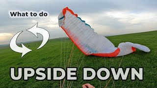 What to do when your paraglider goes UPSIDE DOWN [upl. by Rehpinnej451]