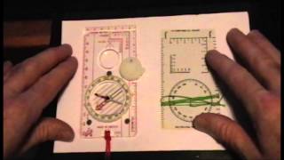 MAP GRID BEARING PROTRACTOR [upl. by Nij646]