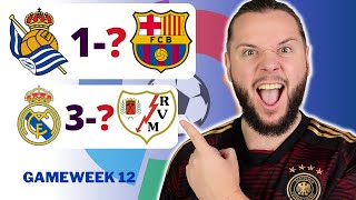 Laliga Gameweek 12 Predictions amp Betting Tips  Real Sociedad vs Barcelona [upl. by Low432]