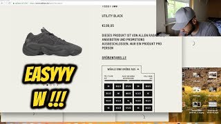 LIVE COP ADIDAS YEEZY 500 quotUtility Blackquot [upl. by Spancake]