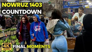 Before Nowruz 1403 in Tehran Streets 🇮🇷 IRAN 4K Street Walking Tour Before Nowruz [upl. by Naara]