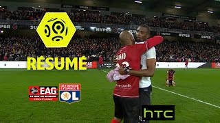 EA Guingamp  Olympique Lyonnais 21  Résumé  EAG  OL  201617 [upl. by Idnarb]