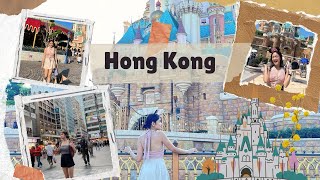 HONG KONG  disneyland rides a v chill trip to hk 💖 [upl. by Eddi]