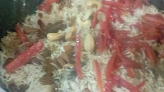 Afghani Kabuli Pulao  simple easy Afghani national dish by St food and travel [upl. by Hayouqes]