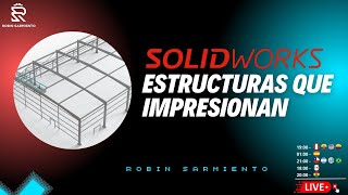 ✅ Estructuras metálicas en SOLIDWORKS [upl. by Nyraa]