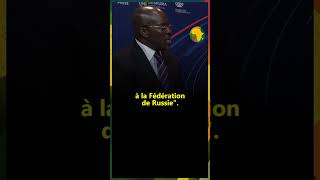 Coopération militaire entre Moscou et Bangui quotPour ça nous disons merci infiniment à la Russiequot [upl. by Earlene]