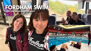 Fordham Swim First Preseason and Dual meet [upl. by Westbrooke]