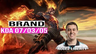 Brand vs Lillia Jungle  Accez Liberty  Challenger BR Patch 141 Season 14 [upl. by Kent]