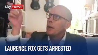 Laurence Fox shares his arrest on social media [upl. by Groeg790]