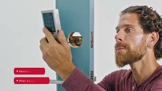 SmartCode™ 270 touchpad electronic deadbolt Installation Video [upl. by Capello]