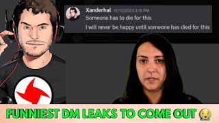 Xanderhal UNHINGED DM Leaks amp Not Paying His Editor [upl. by Conchita853]