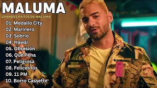 MALUMA MEDALLO CITY  GRANDES ÉXITOS DE MALUMA 2024 [upl. by Laurentium]