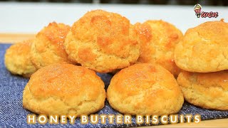 Texas Chicken牛油蜜糖松饼食谱How To Make Honey Butter Biscuits Recipe  inspired by Texas Chicken [upl. by Norab]