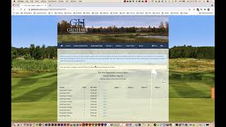 Tee Time Booking Using Golf Genius [upl. by Ardnasil714]