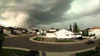 Lethbridge Thunderstorm July 17 2013 [upl. by Hgielyk587]