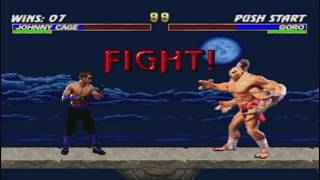 Mortal Kombat Trilogy PS1 Johnny Cage  Very Hard  No Continues [upl. by Yellek]