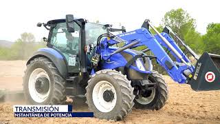 Demo en Campo Transmisión New Holland Dynamic Command en Tractores New Holland T6160 y T5140 [upl. by Nirtiak]