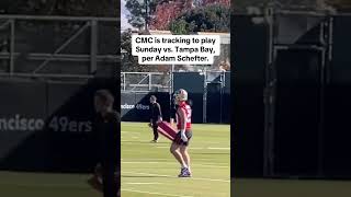 Christian McCaffrey is back at practice 🫨 shorts [upl. by Nairbo451]