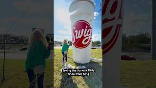 Trying dirty soda from swig food foodblogger travelblogger [upl. by Maibach]