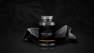 CBD Hemp Bottle Mockup  PSD Free Pills Bottle Mockup [upl. by Partan]