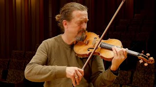 Christian Tetzlaff Talks about Brahms and his 2000 violin by StefanPeter Greiner [upl. by Etnaik]