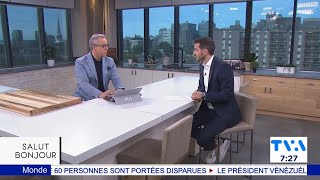 «Salut Bonjour» une dernière émotive pour Gino Chouinard ce matin  Extrait de Salut Bonjour [upl. by Gillian271]