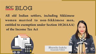 SC allows income tax exemption to old Indian settlers amp Sikkimese women married to nonSikkimese men [upl. by Arney]