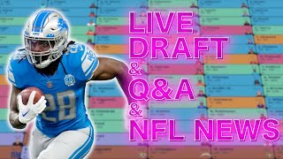 2024 Fantasy Football Best Ball Underdog Draft amp Training Camp News [upl. by Yelnik627]