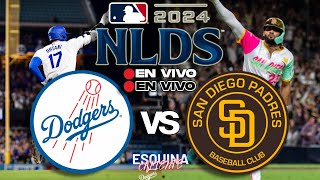 🔴 EN VIVO LOS ANGELES DODGERS vs SAN DIEGO PADRES  NATIONAL LEAGUE DIVISION SERIES 2024  MLB LIVE [upl. by Aihsercal]