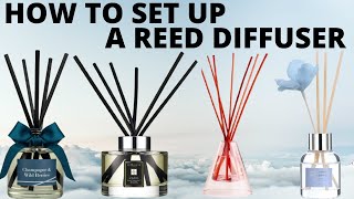 How to set up a reed diffuser  any reed diffuser setup  miniso [upl. by Nosneh]