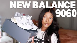 New Balance 9060  Sneaker Unboxing amp Review w Try On Feet [upl. by Del663]