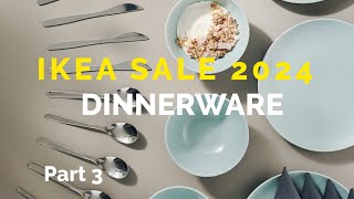 IKEA Lowest Price  bowl set serverware flatware  DINNERWARE  Food Storage ikea shopping 2024 [upl. by Leugar219]