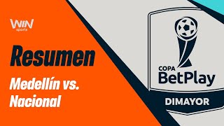 Medellín vs Nacional resumen y goles Copa BetPlay Dimayor 2024  Semifinales  Vuelta [upl. by Adnav]