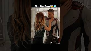 First time travel by Clint Barton with the help Tony Stark and team 🔥🥶shorts ytshorts marvel [upl. by Clim]