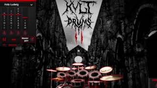 Ugritone KVLT DRUMS 2  death metal riffs [upl. by Loree750]