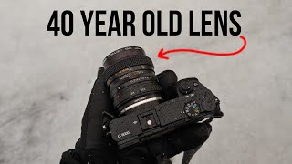 Sony A7Rii How to setup vintage lenses manual focus [upl. by Akedijn]