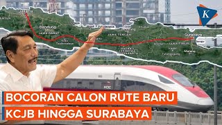 Luhut Bocorkan Calon Rute Kereta Cepat hingga Surabaya Lewati Solo dan Yogyakarta [upl. by Aborn715]