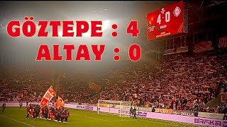 Göztepe  4 Altay  0 Maç Öncesi ve Göztepe Tribün [upl. by Ynned]