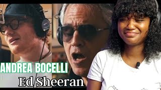 Andrea Bocelli And Ed Sheerans quotperfect Symphonyquot Reaction [upl. by Ahsikit]