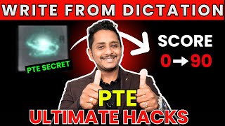 PTE Ultimate Hacks  Score 90  PTE Write from Dictation  Proven Tips  Skills PTE Academic [upl. by Esidnak]