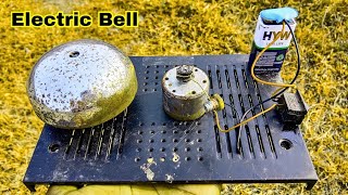 How to Make Electric bell 🔔  DIY electric bell [upl. by Lilak]